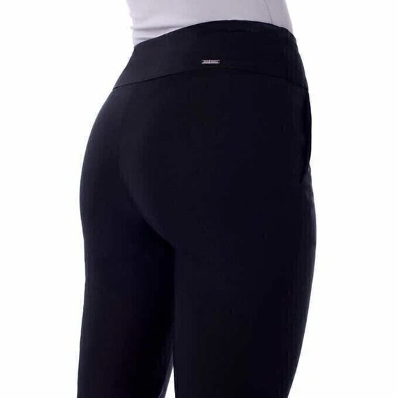 NEW S.C. & Co. Women's M Black Pull-On Slim Leg 5 Pocket Pants Stretched - Picture 3 of 10